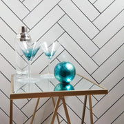 Themar Bianco Lasa Polished 1/2x12 Pencil Bullnose Porcelain Trim