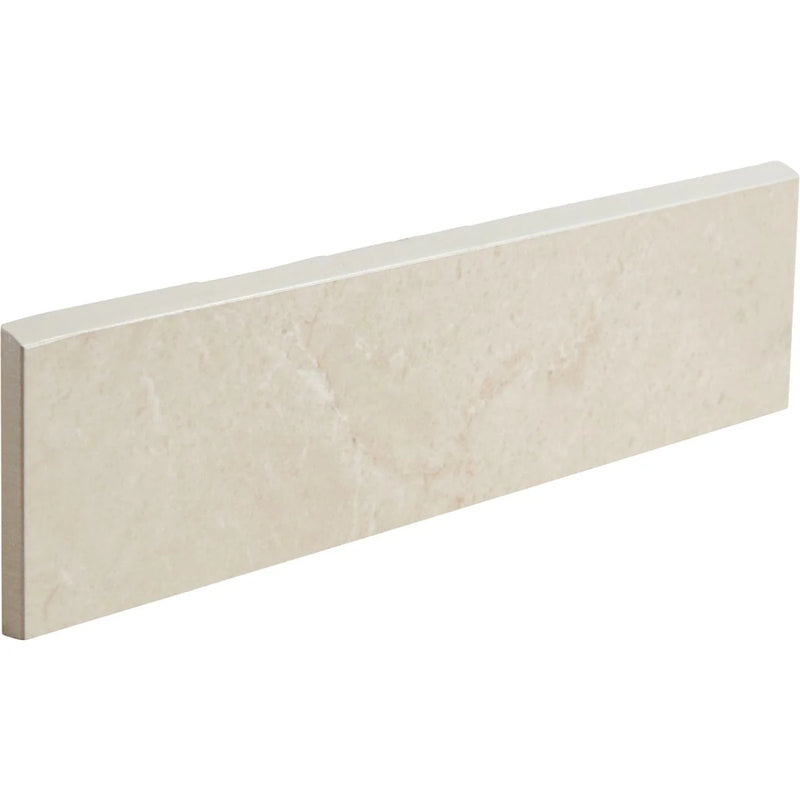 Themar Crema Marfil 3x12 Surface Bullnose Polished Porcelain Trim