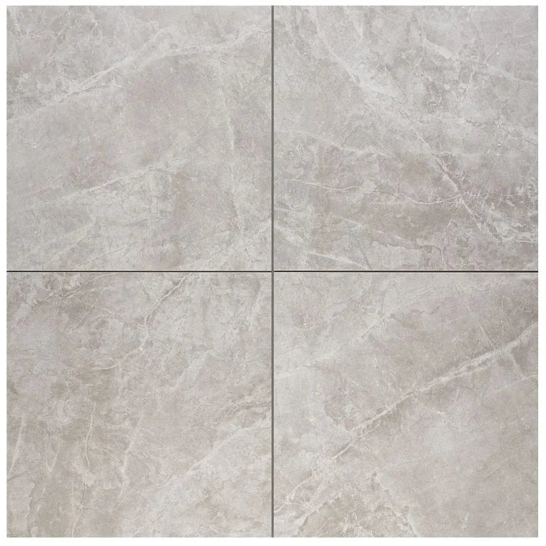 Themar Grigio Savoia 24x24 Polished Porcelain Tile