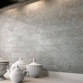 Themar Grigio Savoia 3x12 Surface Bullnose Polished Porcelain Trim