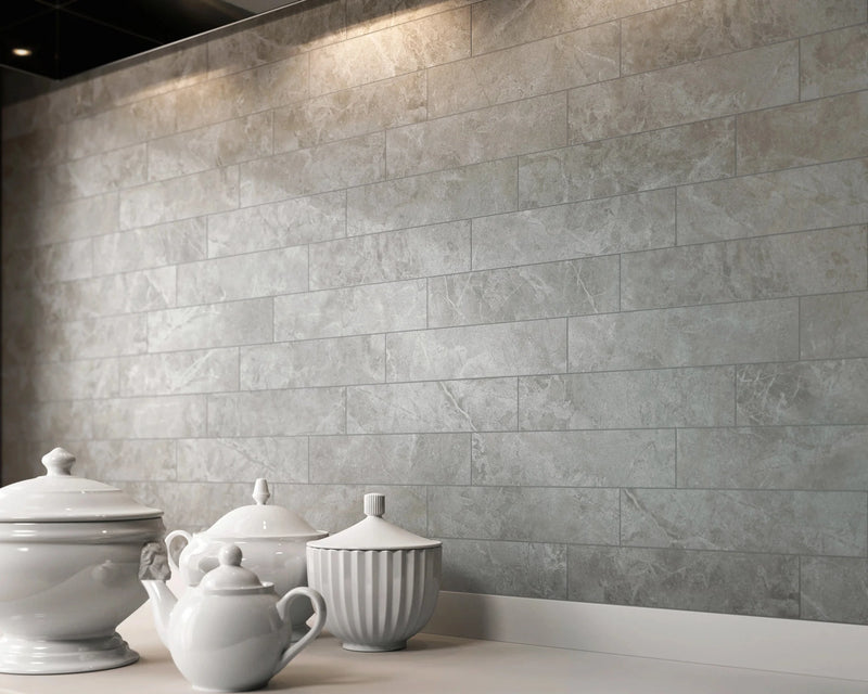 Themar Grigio Savoia 1/2x12 Pencil Bullnose Polished Porcelain Trim