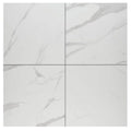 Themar Statuario V 1/2x12 Pencil Bullnose Polished Porcelain Trim