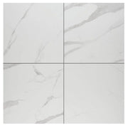 Themar Statuario V 12x24 Polished Porcelain Tile