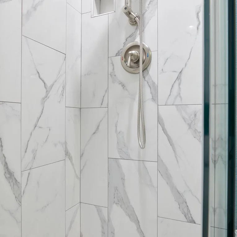 Themar Statuario V 2x2 Matte Ceramic/Porcelain Mosaic