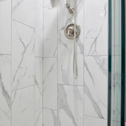 Themar Statuario V 2-3/8 Inch Hexagon Polished Porcelain Mosaic