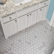 Themar Statuario V 2-3/8 Inch Hexagon Matte Ceramic/Porcelain Mosaic