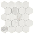 Themar Statuario V 2x2 Matte Ceramic/Porcelain Mosaic