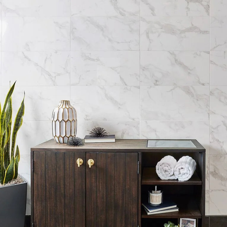 Themar Venato Gold 12x24 Polished Porcelain Tile