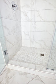 Themar Venato Gold 2x2 Matte Marble Look Porcelain Mosaic