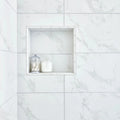 Themar Venato Gold 3x12 Surface Bullnose Matte Marble Look Porcelain Trim