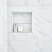 Themar Venato Gold 1/2x12 Pencil Bullnose Matte Marble Look Porcelain Trim