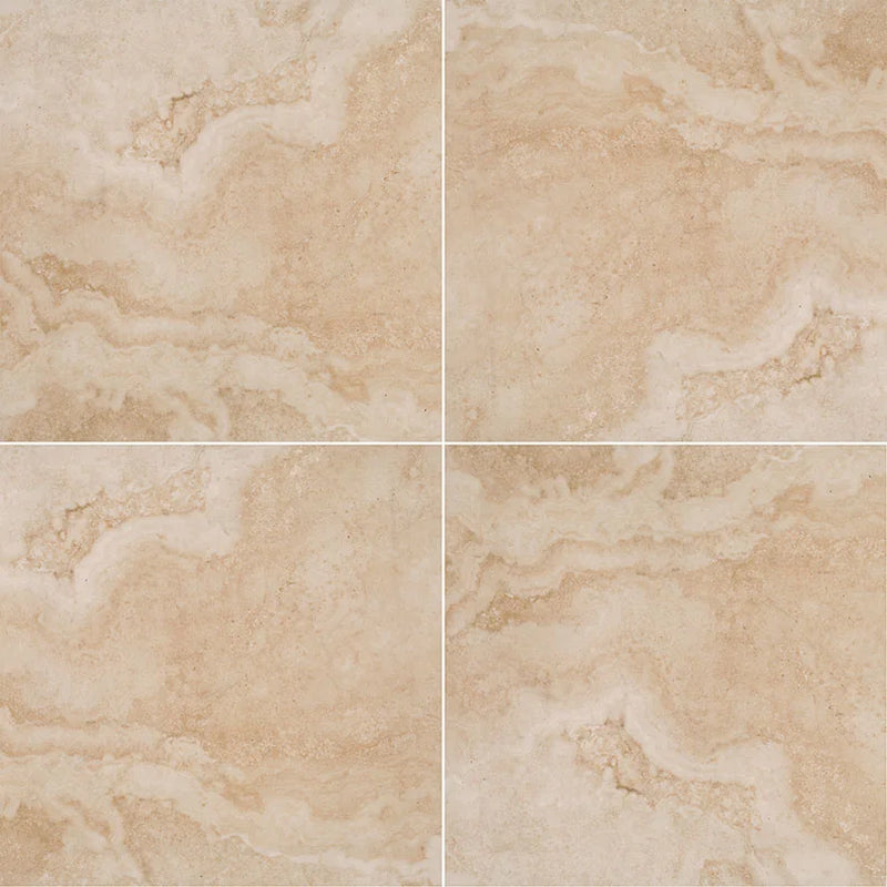 Tierra Beige 24x24 Matte Stone Look Porcelain Paver