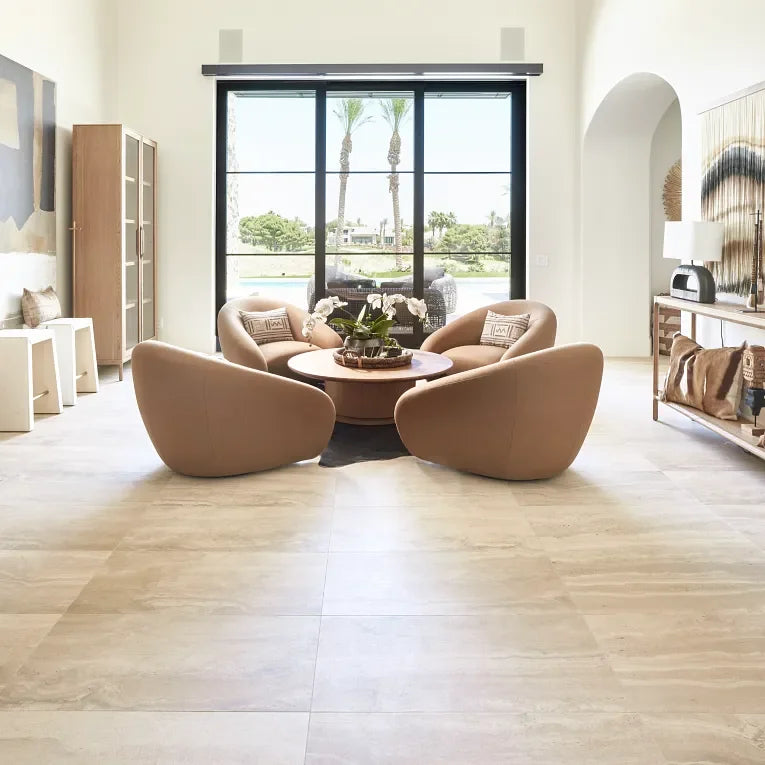 Tivoli Beige 3x12 Surface Bullnose Porcelain Trim
