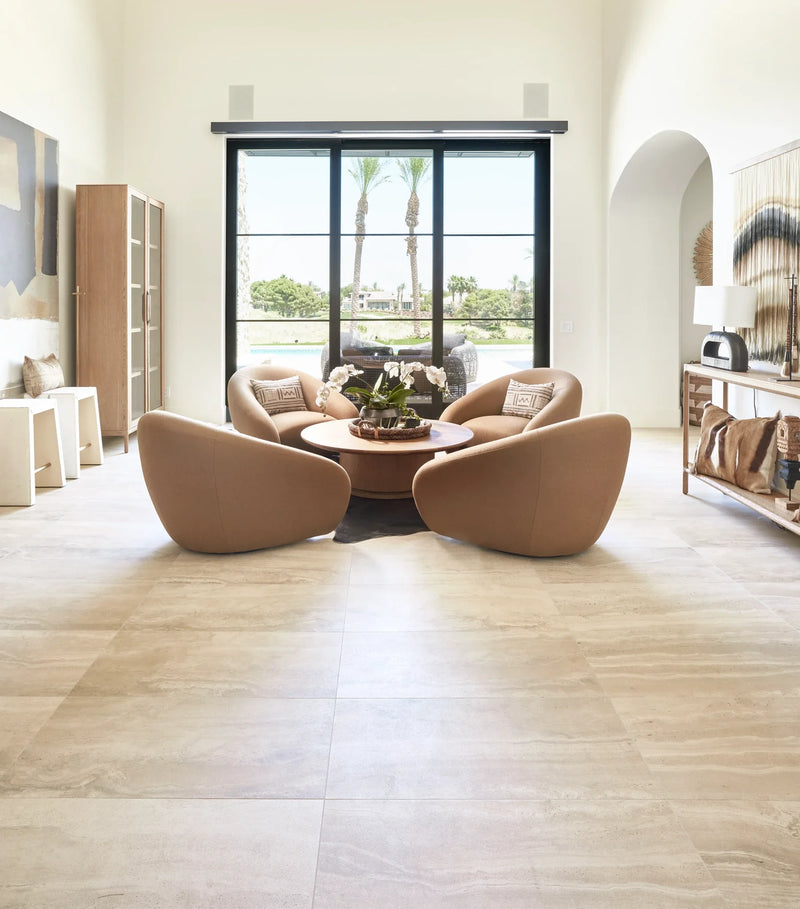 Tivoli Beige 3x12 Surface Bullnose Porcelain Trim