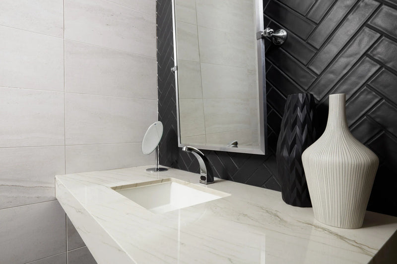 Tivoli Bianco 3x12 Surface Bullnose Porcelain Trim