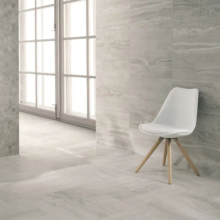 Tivoli Grigio 3x12 Surface Bullnose Porcelain Trim