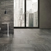Pave Nero 12x24 Porcelain Tile