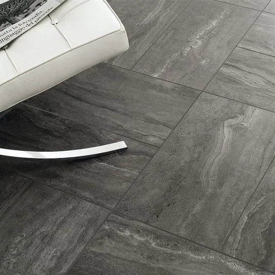 Tivoli Nero 3x12 Surface Bullnose Porcelain Trim