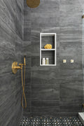 Tivoli Nero 3x12 Surface Bullnose Porcelain Trim