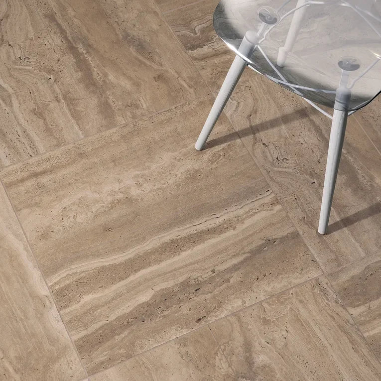 Tivoli Noce 3x12 Surface Bullnose Porcelain Trim