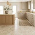 Torreon Stone 18x18 Filled & Honed Travertine Tile — Kitchen floor