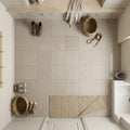 Touques Gris Limestone Tile 12x12 Honed 3/8 inch — Mudroom floor