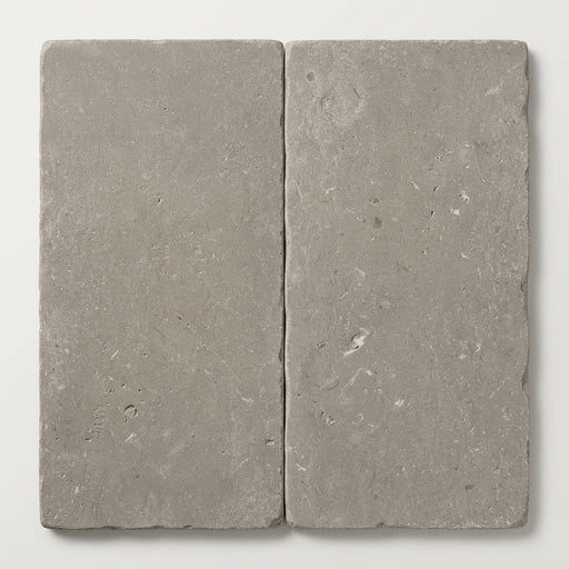 Touques Gris Limestone Tile 12x24 Tumbled 5/8 inch close-up