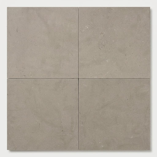 Touques Gris Limestone Tile 18x18 Honed 1/2 inch close-up
