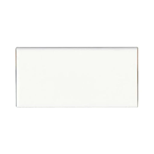 Traditions Bullnose Ice White Matte 6x3 Ceramic Trim