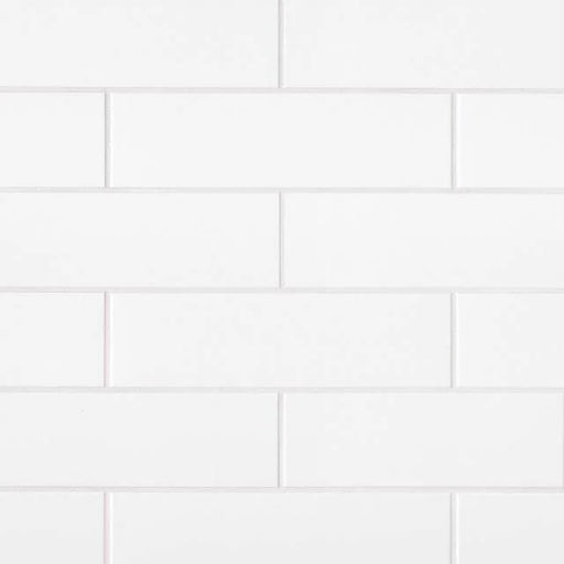 Traditions Ice White 16x4.25 Matte Ceramic Tile