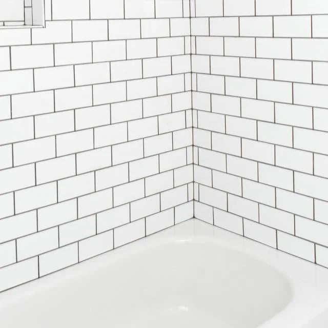 Traditions Ice White 3x6 Bright Gloss Ceramic Wall Tile