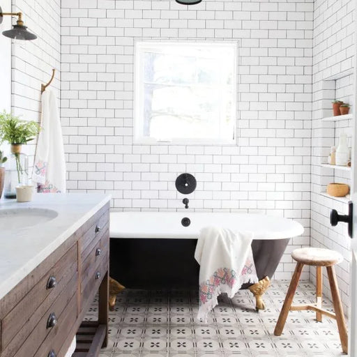 Traditions Ice White 3x6 Matte Finish Ceramic Tile