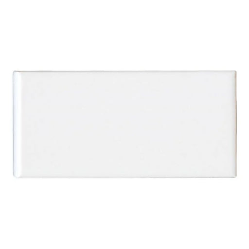 Traditions Ice White 6x3 Bright Bullnose Ceramic Trim