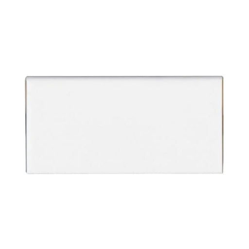 Traditions Ice White 6x3 Bullnose Bright Ceramic Trim