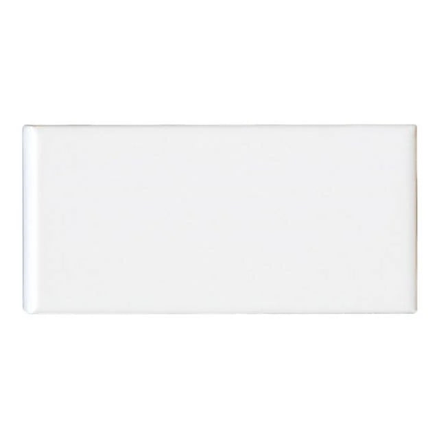 Traditions Ice White 6x3 Bullnose Matte Ceramic Trim