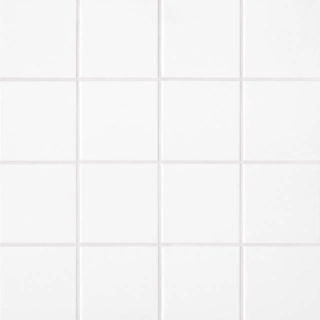 Traditions Ice White 6x6 Bright Wall Ceramic Tile