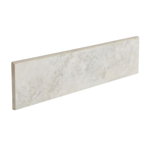 Trav Series Ivory 3x12 Surface Bullnose Matte Porcelain Trim