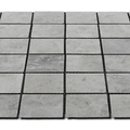 Tundra Gray 12x12 2x2 Tumbled Marble Mosaic