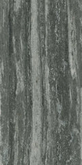 Travertino Black 16x32 Glossy Travertine Look Porcelain Tile