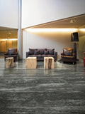 Travertino Black 16x32 Matte Travertine Look Porcelain Tile