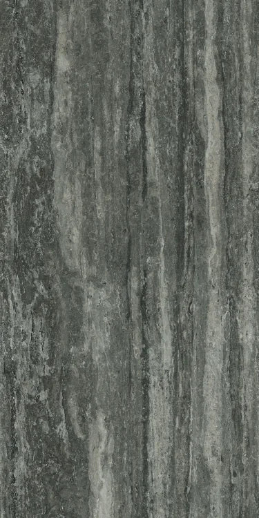 Travertino Black 16x32 Matte Travertine Look Porcelain Tile