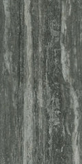 Travertino Black 16x32 Matte Travertine Look Porcelain Tile
