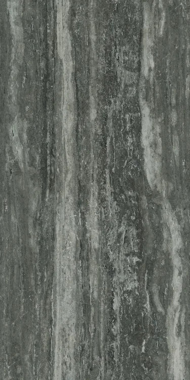 Travertino Black 16x32 Matte Travertine Look Porcelain Tile