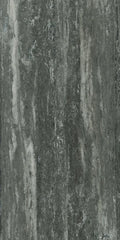 Travertino Black 16x32 Matte Travertine Look Porcelain Tile