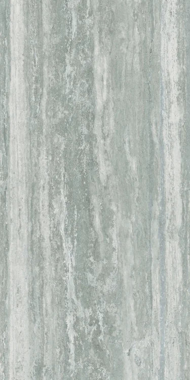 Travertino Grey 16x32 Glossy Travertine Look Porcelain Tile