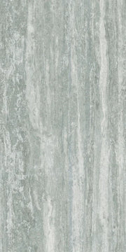 Travertino Grey 16x32 Glossy Travertine Look Porcelain Tile
