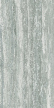 Travertino Grey 24x48 Glossy Travertine Look Porcelain Tile
