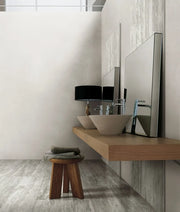 Travertino White 24x48 Matte Travertine Look Porcelain Tile