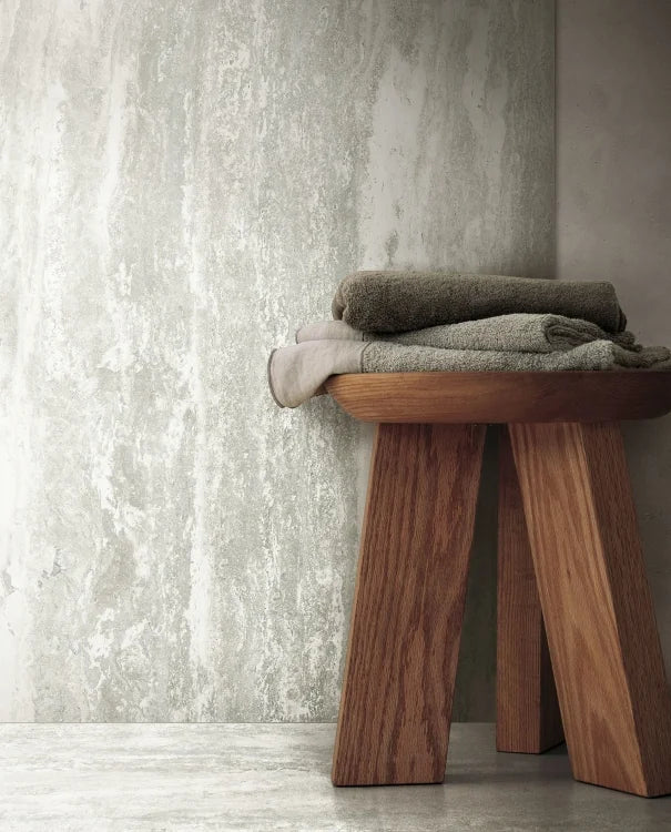 Travertino White 24x48 Matte Travertine Look Porcelain Tile