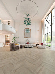 Treasure Lakes Herringbone Berryessa 5x25 7mm 20mil EIR w/EVA Foam SPC Core Vinyl Plank Flooring